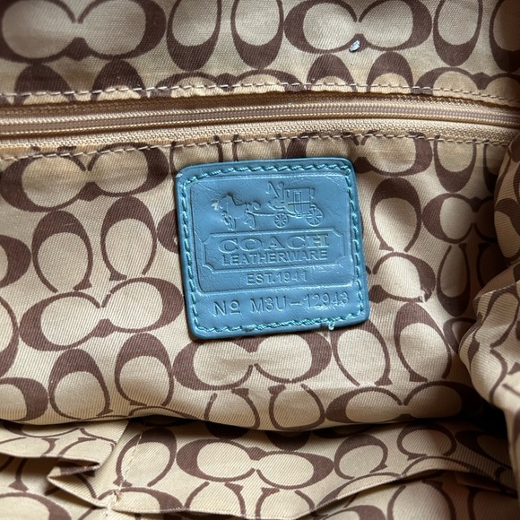 COACH baby blue bag - Picture 5 of 9